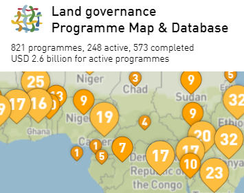 Map of Donors (Land governance Programme Map)
