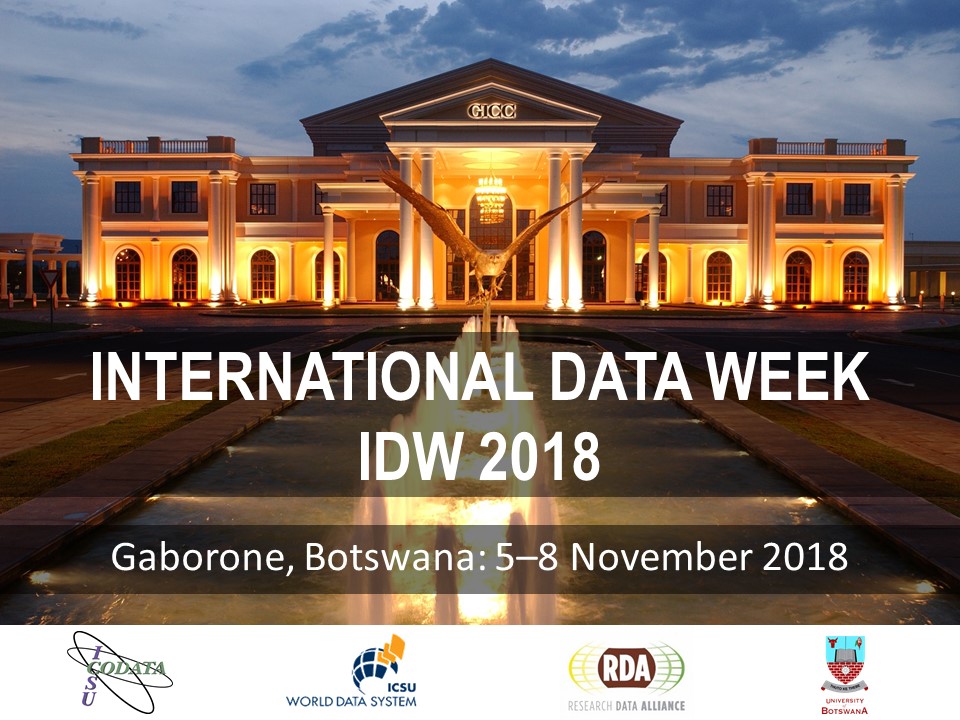 International Data Week 2018 (IDW 2018)