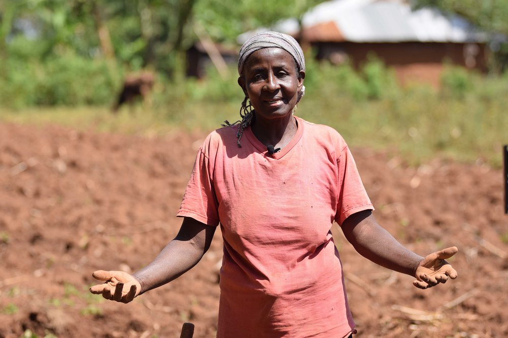IRENE NYANGASI, RURAL WOMAN IN KENYA WHO NEEDS HELP TO SECURE HER LAND CAN NOT BE REACHED