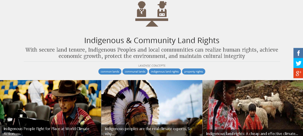 Indigenous and community land rights