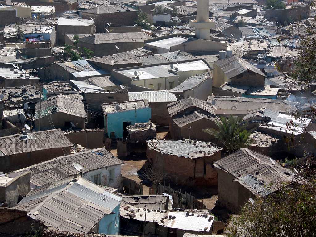 Informal housing in Asmara. Photo by David Stanley via Flickr (CC-BY-2.0)
