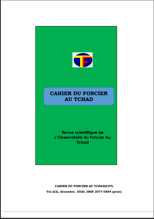 Cahier du foncier au Tchad book cover