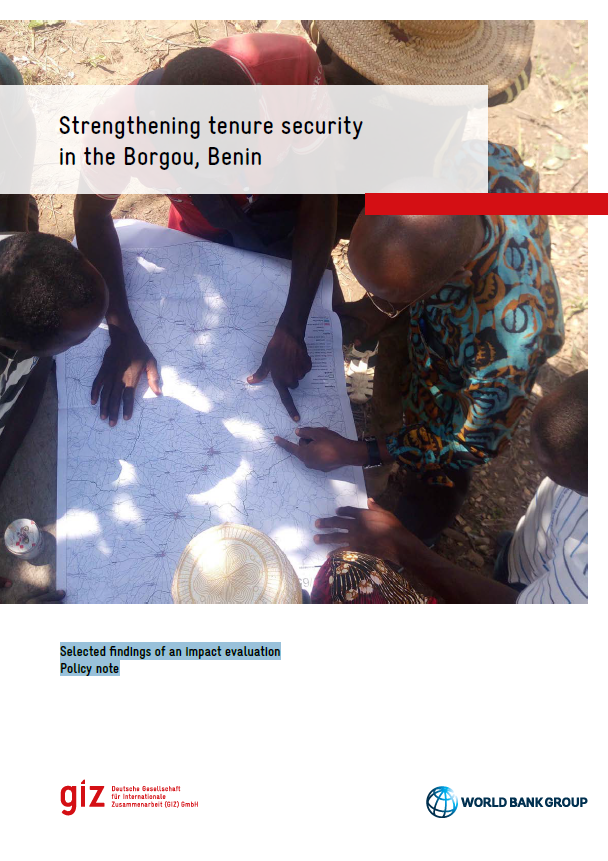 Tenure security, Policy note, Borgou, Benin
