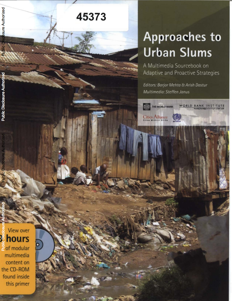 Approaches to Urban Slums : A Multimedia Sourcebook on Adaptive and Proactive Strategies cover image