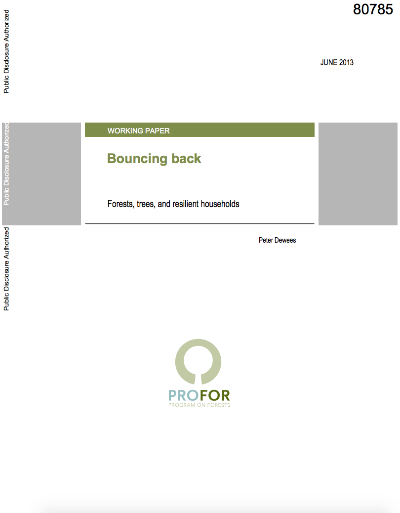 Bouncing Back : Forests, Trees, and Resilient Households cover image