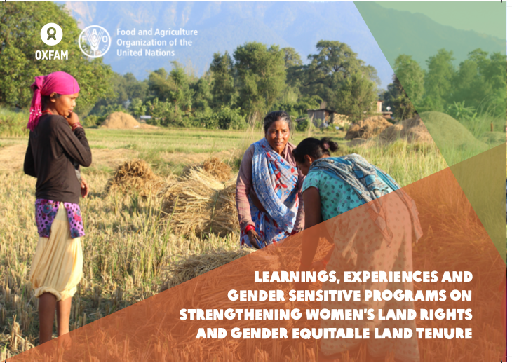 Learnings, Experiences and Gender Sensitive Programs on Strengthening Women’s Land Rights and Gender
