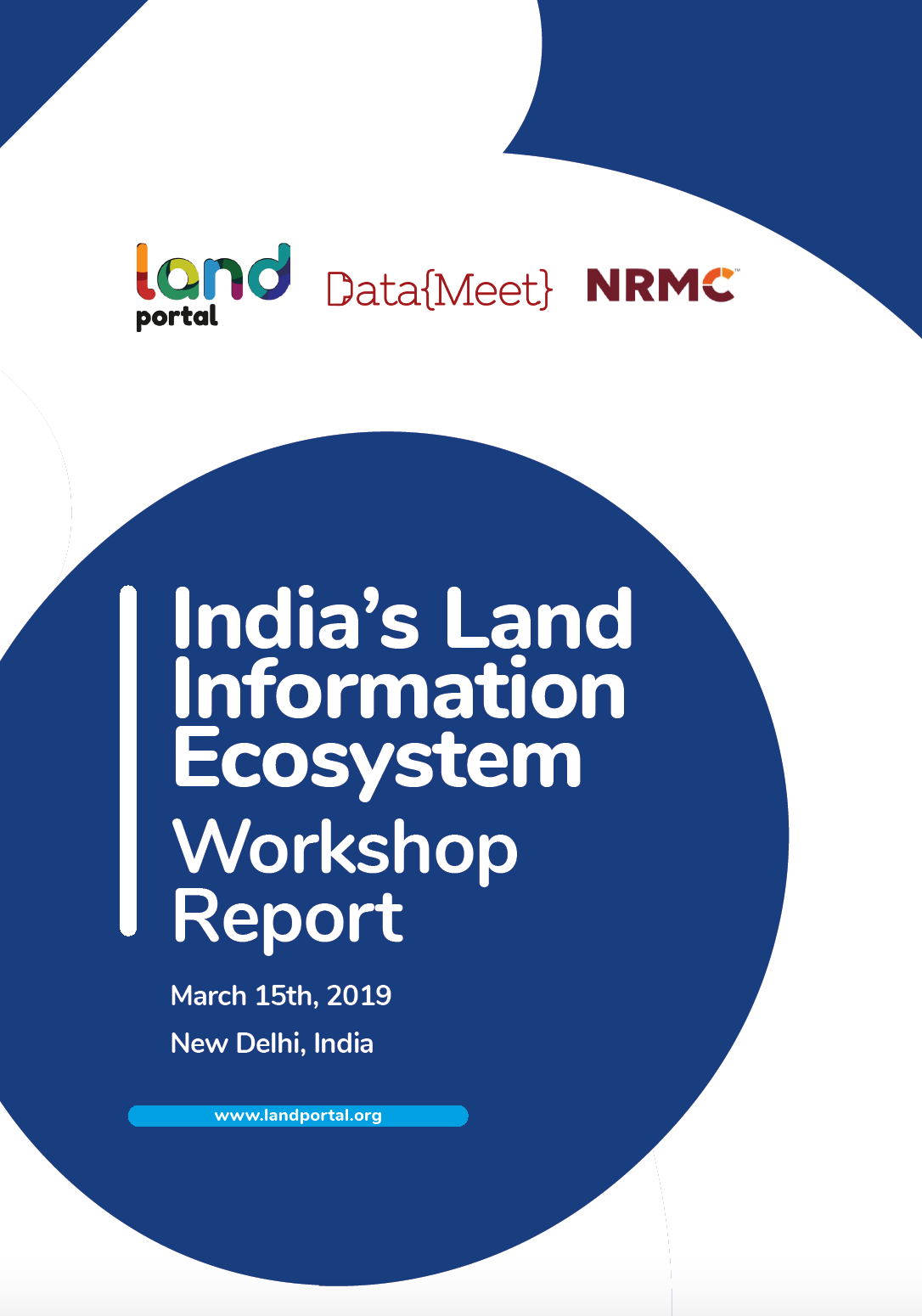 India's Land Information Ecosystem workshop report cover image