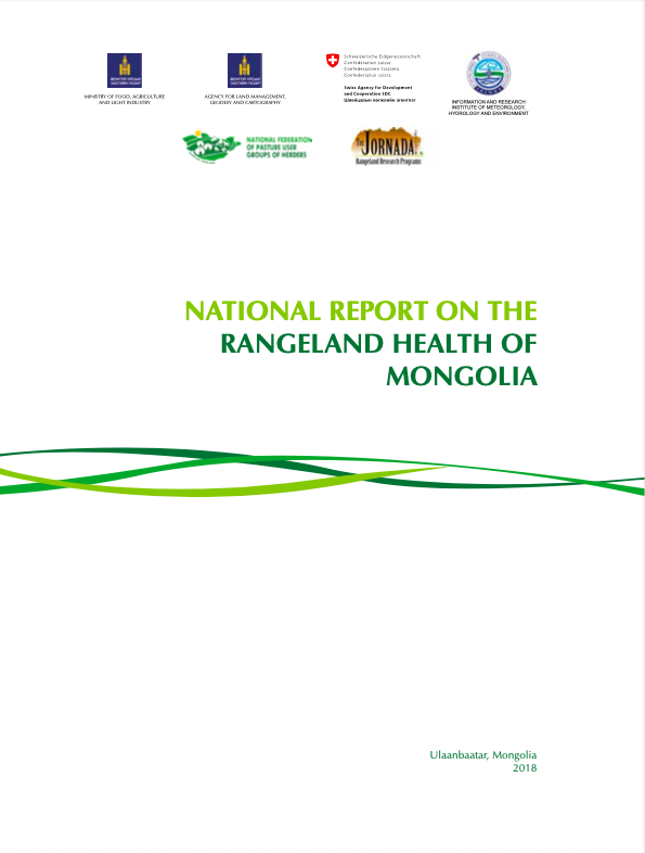 National Report on the Rangeland Health of Mongolia - Second Assessment