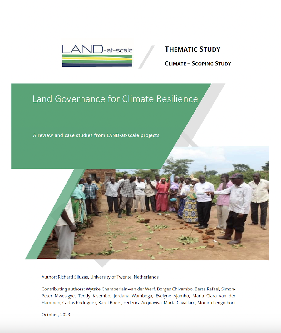 Land Governance for Climate Resilience