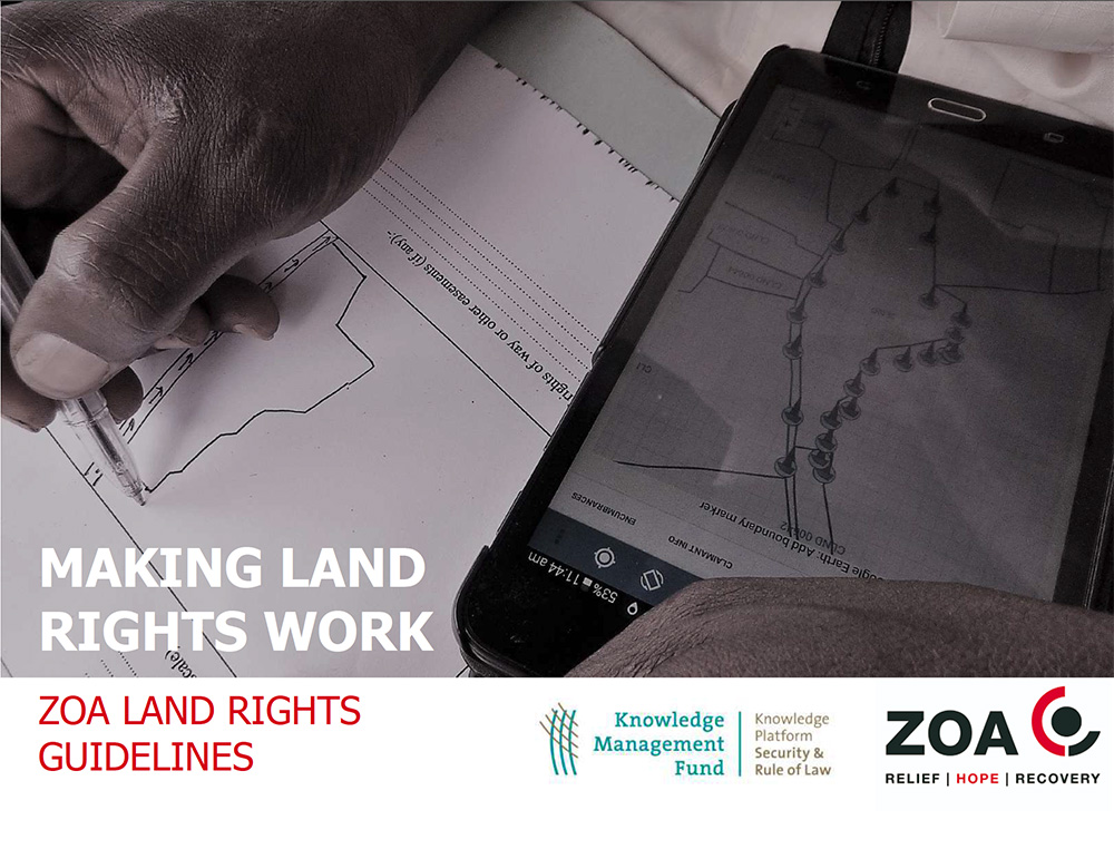 Making Land Rights Work: ZOA Land Rights Guidelines cover image