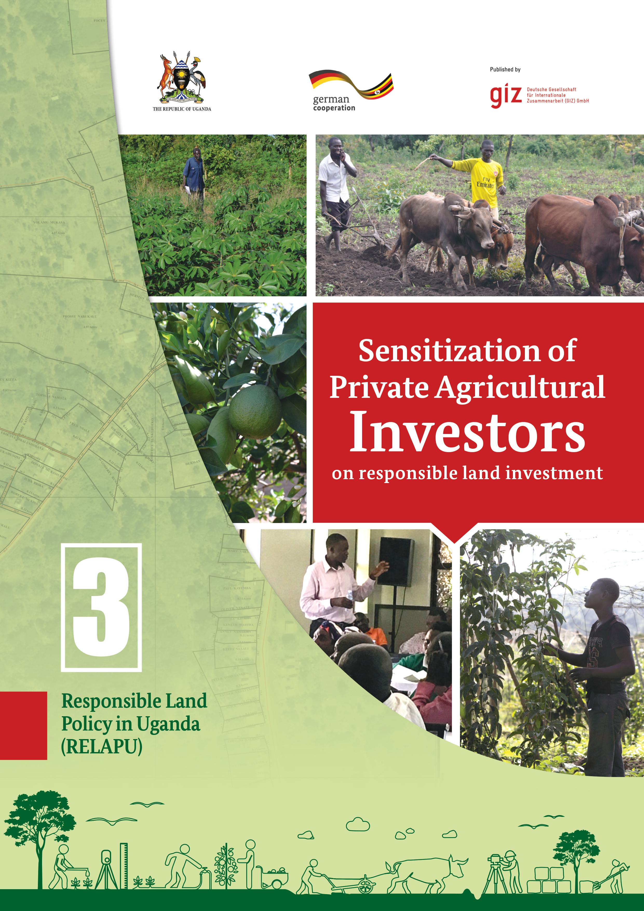 Sensitization of private agricultural investors on responsible land investment in Uganda