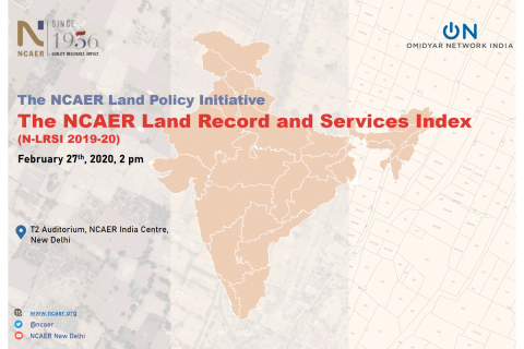 NCAER releases India’s first Land Records and Services Index to energise land governance in India    