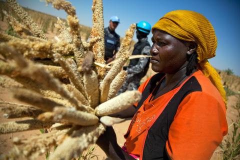 women farm africa