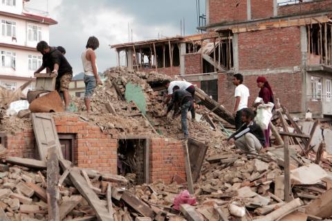 Earthquake Aftermath,Nepal, photo by SIM Central and South East Asia (CC BY-NC-SA 2.0)