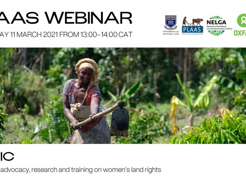 Exploring advocacy, research, and training on women’s land rights