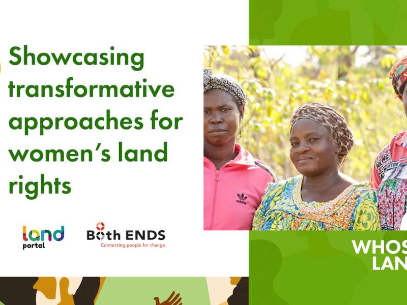 Webinar Recap: Showcasing transformative approaches for women’s land rights