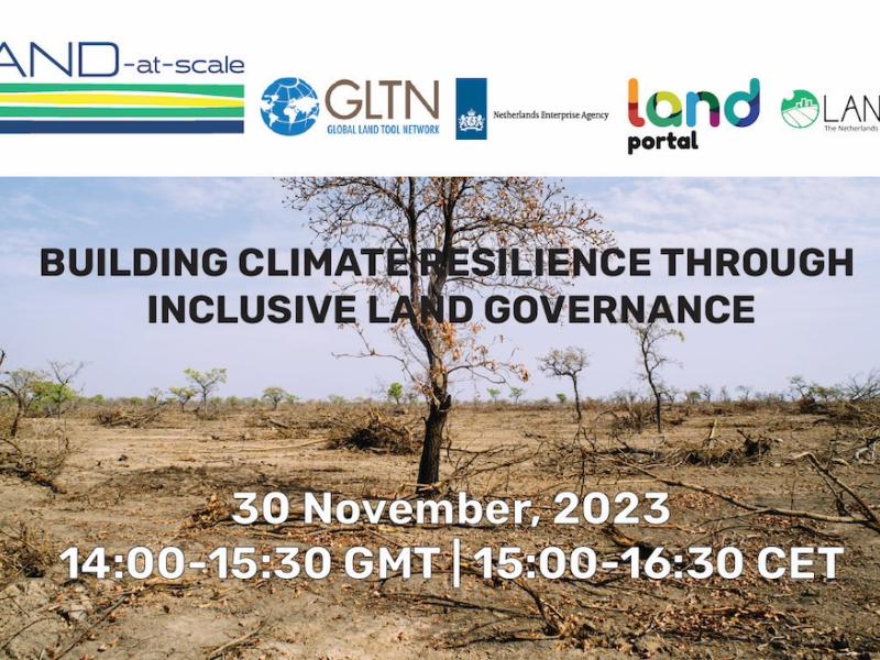 Climate resilience and land governance