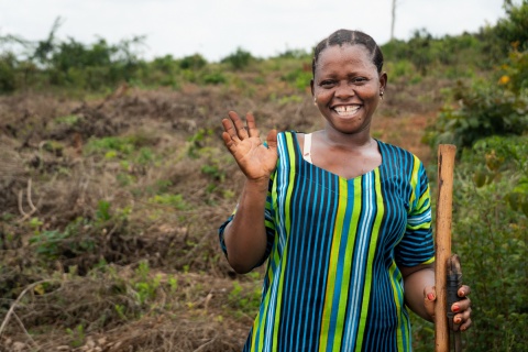 Fatuma, an agricultural laborer in Tanzania, is among the millions of women worldwide who work on land but don’t own land of their own.