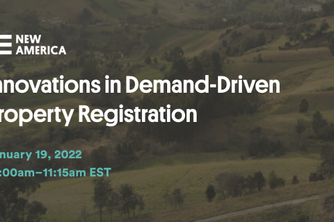 Innovations in Demand-Driven Property Registration