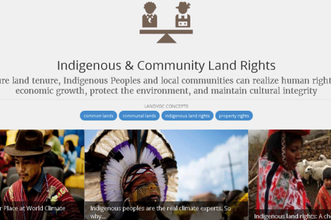 Indigenous and community land rights