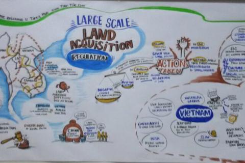 Infographic on Large Scale Land Acquisitions - Land Grabs