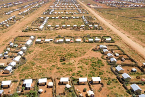 Planned resettlement site in Baidoa
