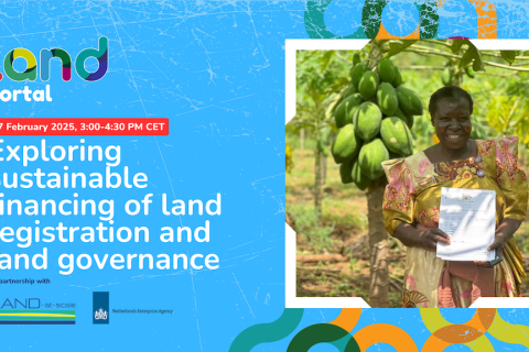 Sustainable financing for land administration