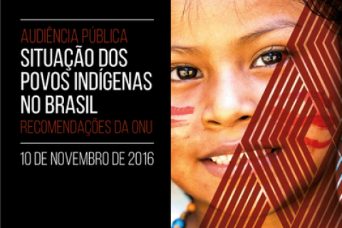 audiência pública para debater recomendações da ONU sobre populações indígenas brasileiras