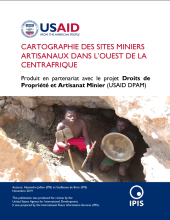 Cartographie des sites miniers artisanaux dans l’ouest de la Centrafrique 