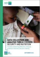Data collection and analysis tools for food security and nutrition