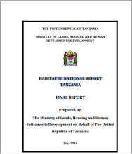 Habitat III National Report Tanzania