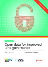 Open data for improved land governance