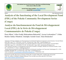 Analyse du fonctionnement du Fond de Développement  Local