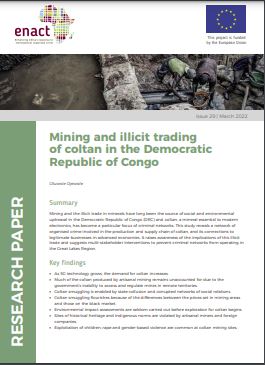 Mining and illicit trading of coltan in the DRC