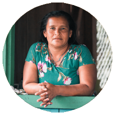 Maricela Fernández- Cabécar indigenous leader and Founder of the Katsatkö Women's group